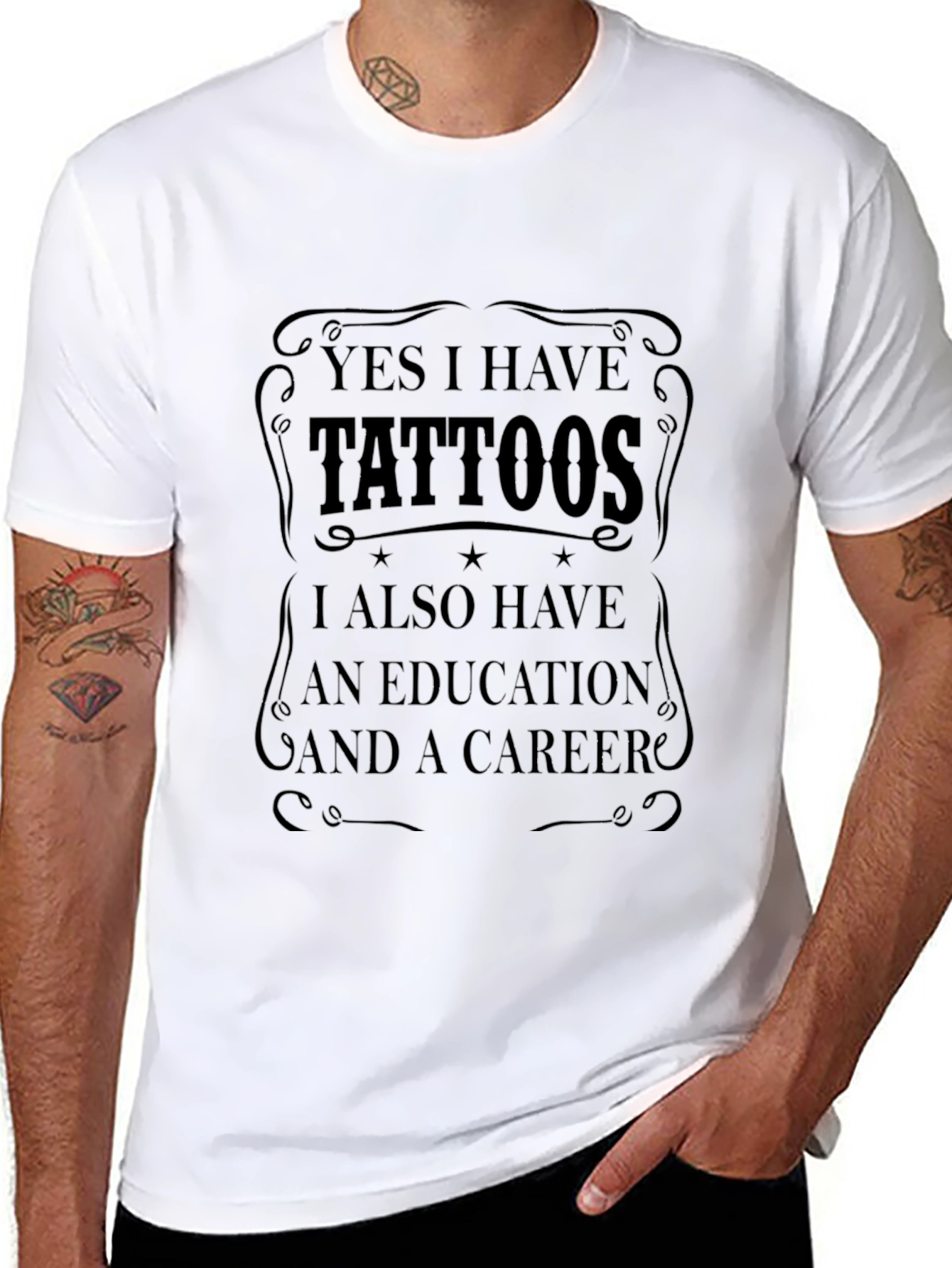 Tattooed Education Career T-Shirt