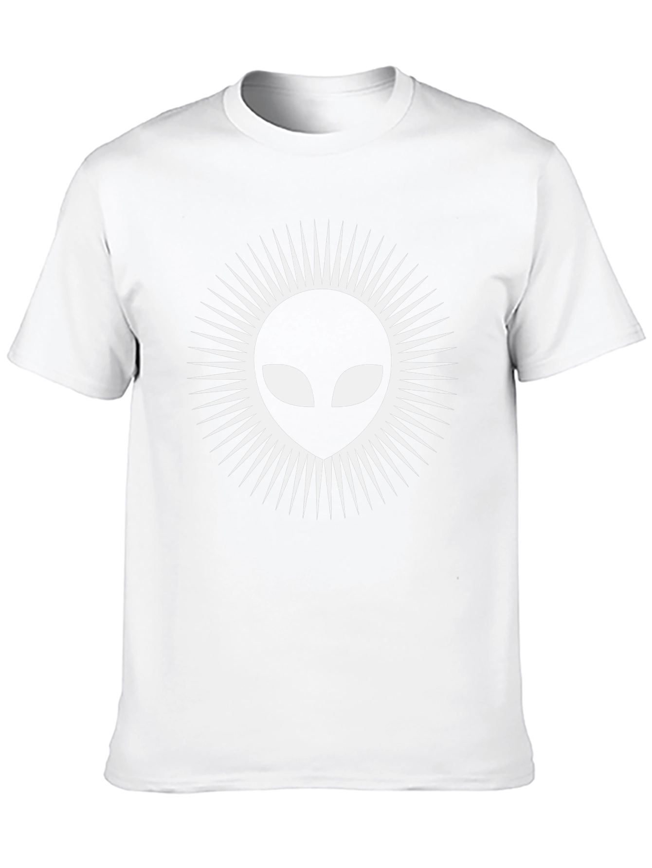 Alien Head Graphic Black T-Shirt