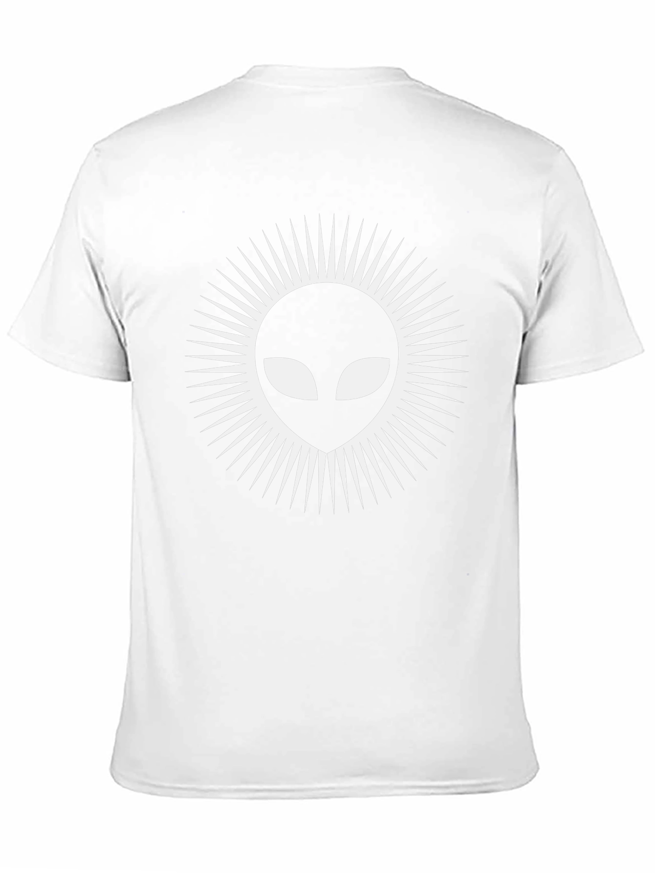 Alien Head Graphic Black T-Shirt