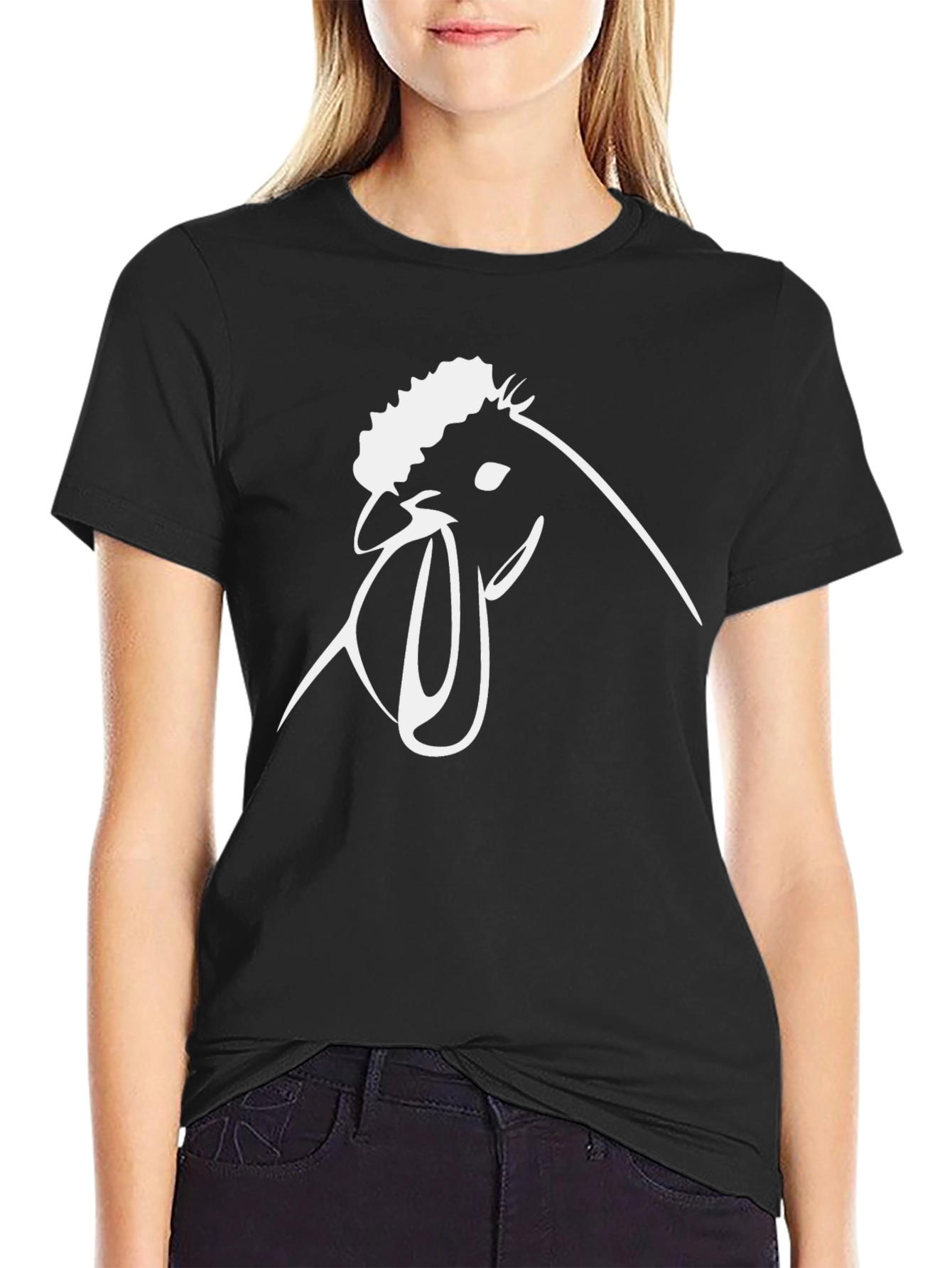 Rooster Graphic Tee - Black T-Shirt
