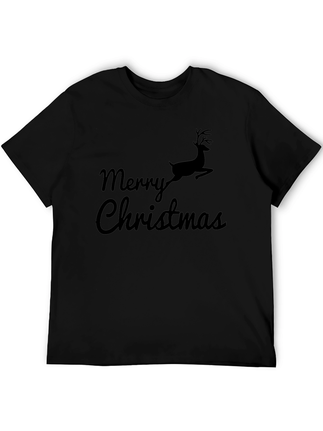 Festive Christmas T-Shirt with Reindeer Design