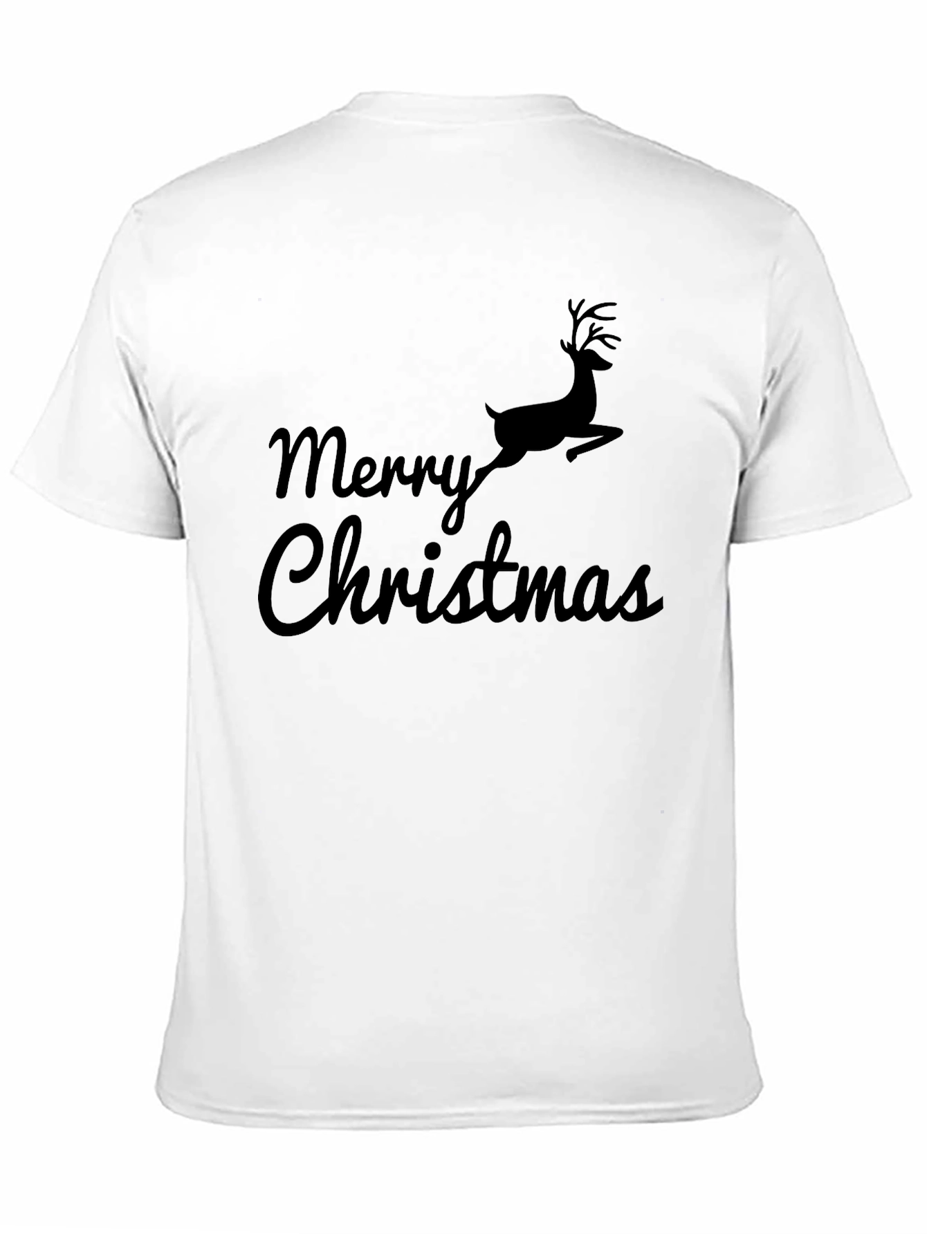 Festive Christmas T-Shirt with Reindeer Design