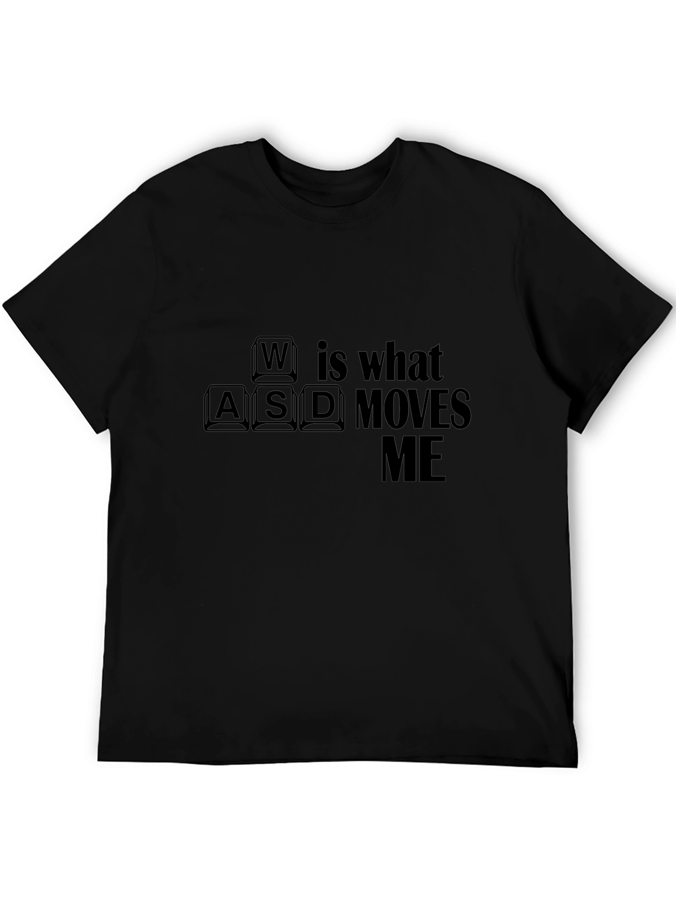 Gaming Keyboard Keys T-Shirt - WASD Moves Me