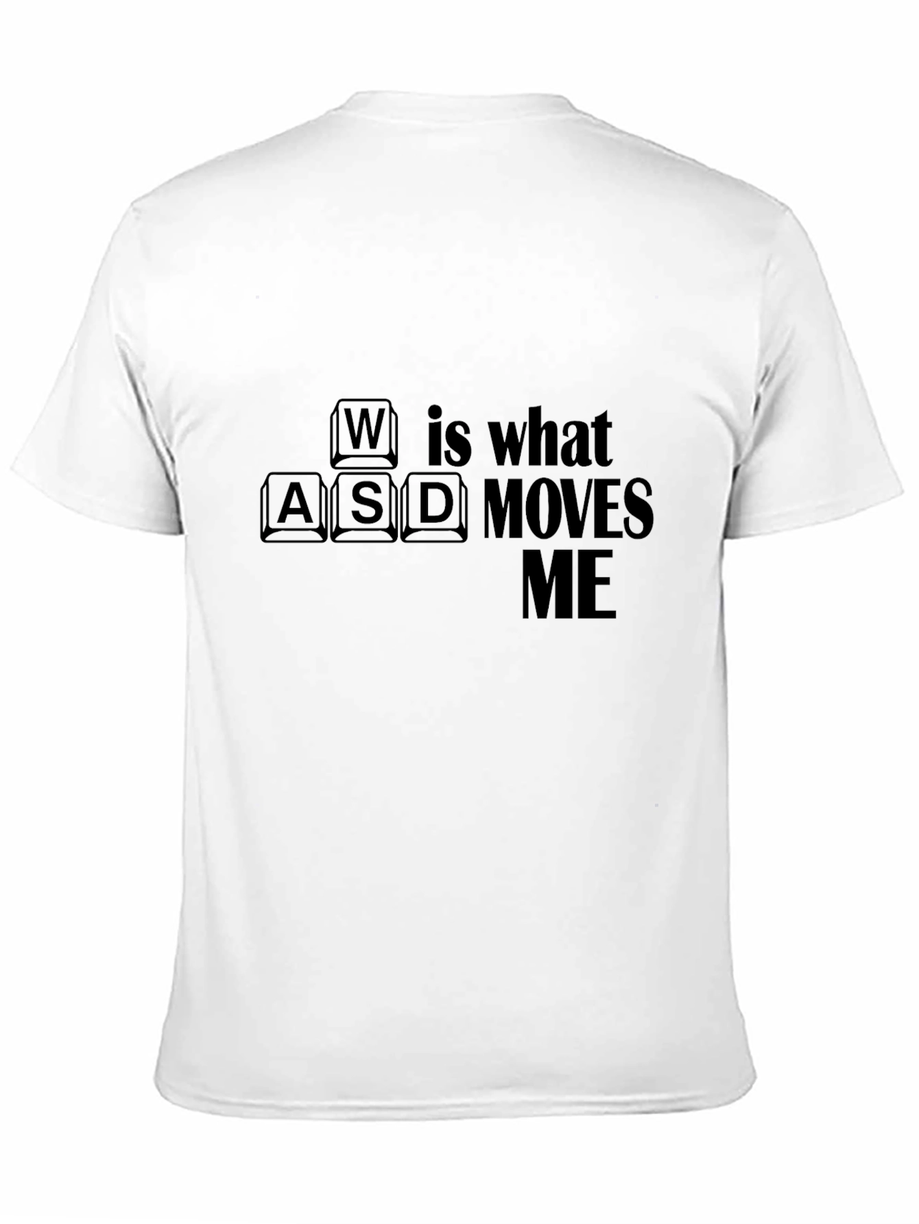 Gaming Keyboard Keys T-Shirt - WASD Moves Me
