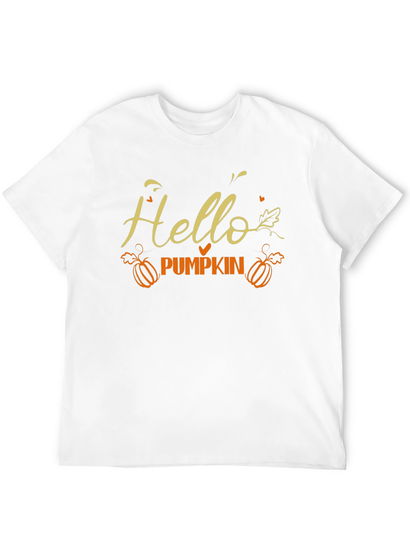 Hello Pumpkin Graphic Tee - Fall T-Shirt
