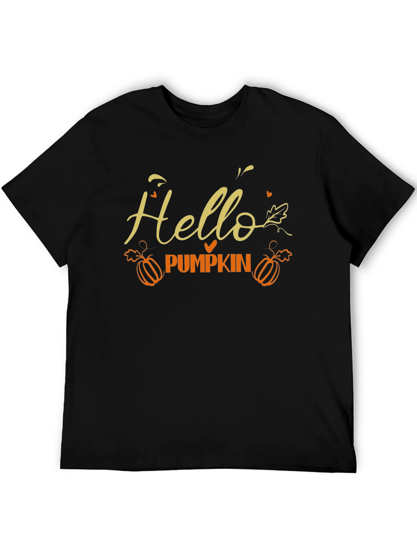 Hello Pumpkin Graphic Tee - Fall T-Shirt