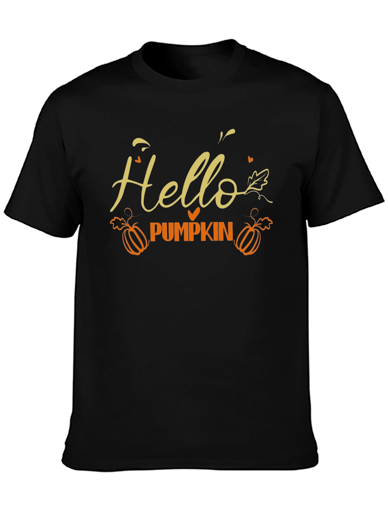 Hello Pumpkin Graphic Tee - Fall T-Shirt