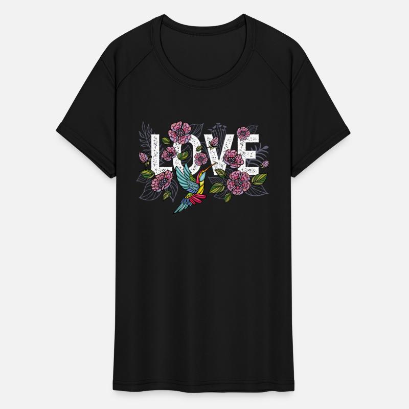 Hummingbird Love With Beautiful Colourful Flowers