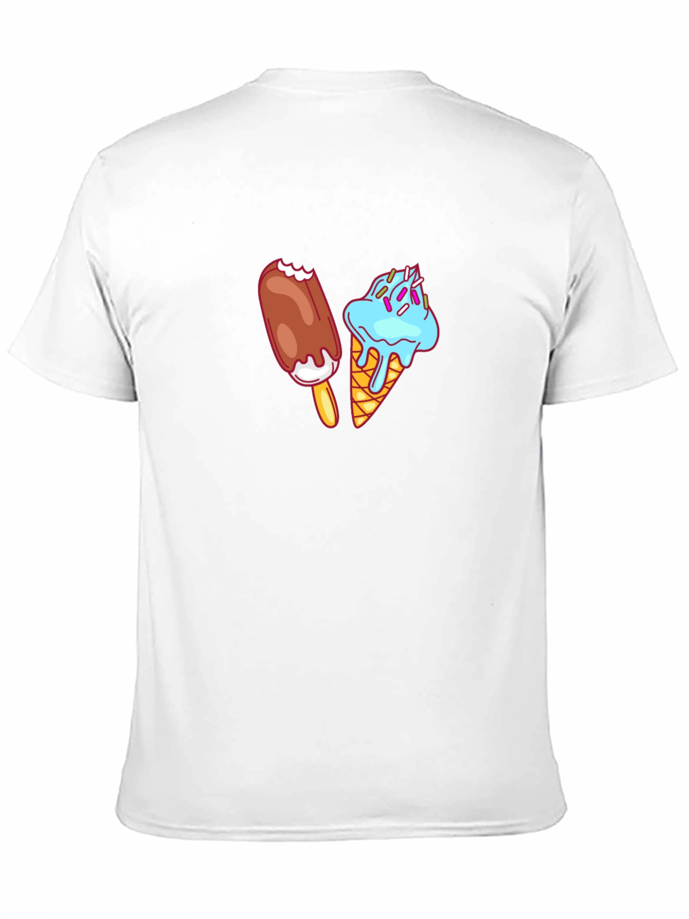 Ice Cream Graphic Tee - Black