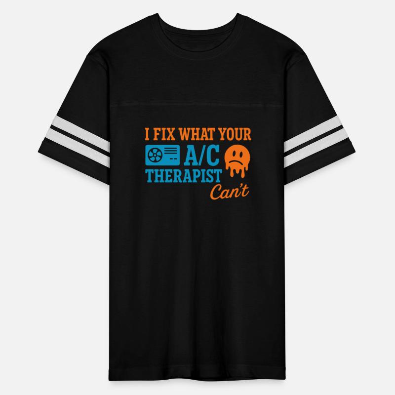 HVAC Tech AC Repair Thermostat Humor Blue Collar