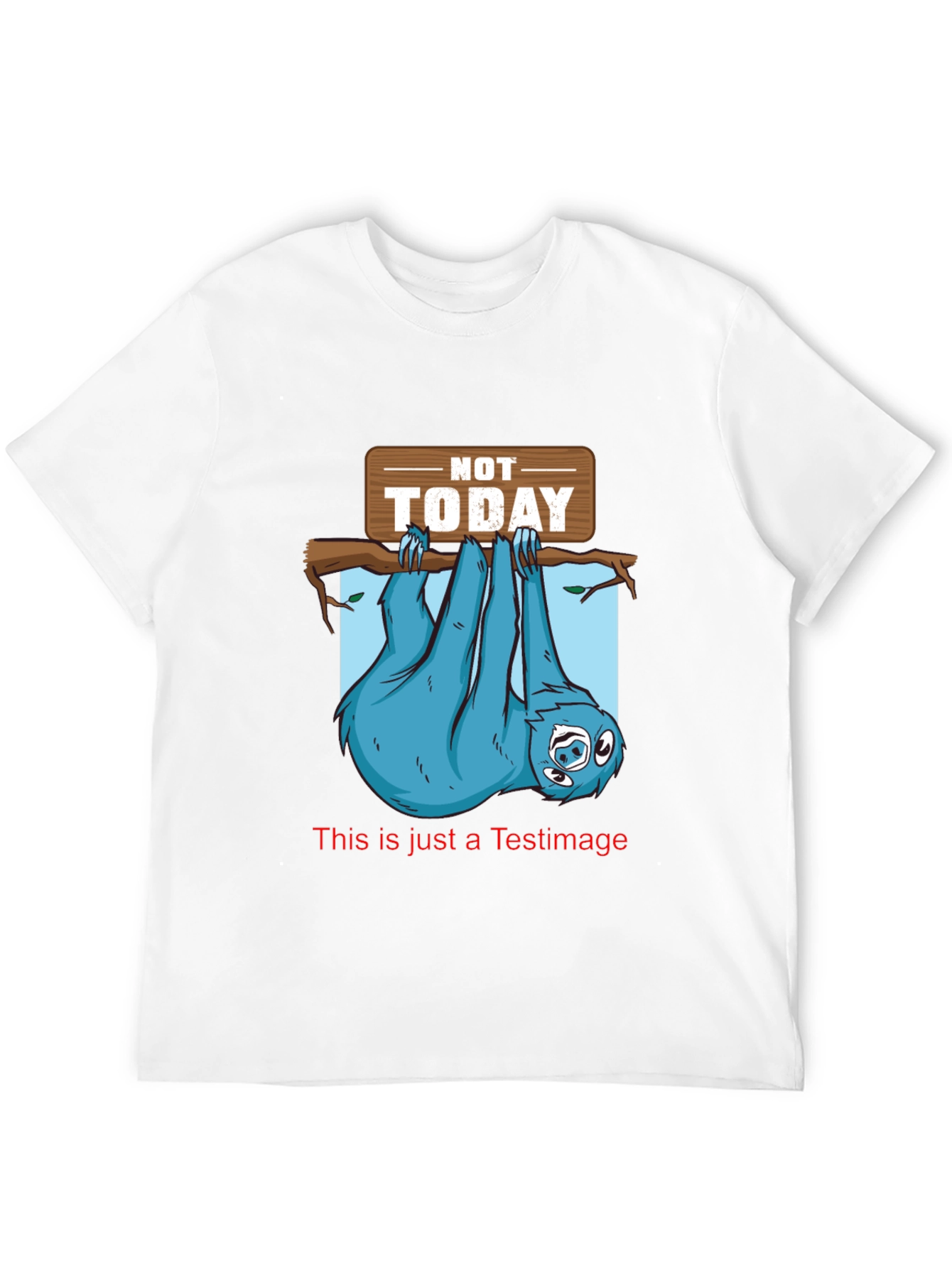 Not Today Sloth Graphic Tee - Relaxed Fit