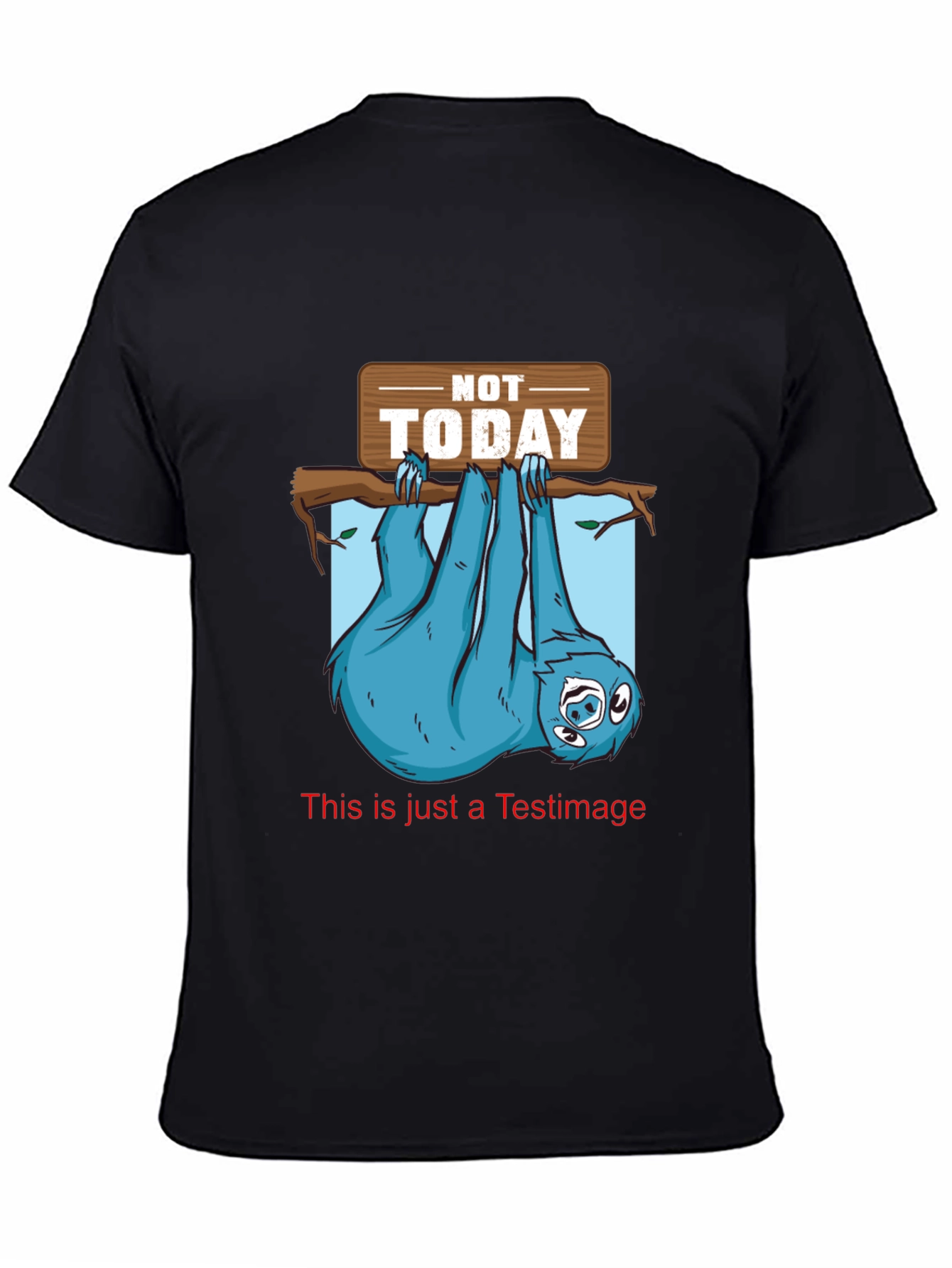 Not Today Sloth Graphic Tee - Relaxed Fit
