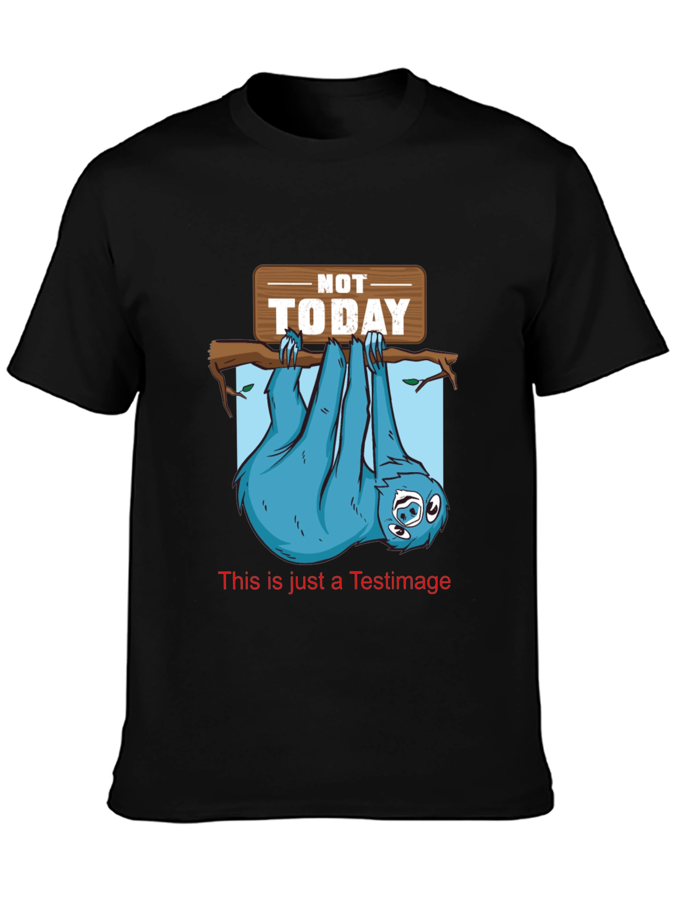 Not Today Sloth Graphic Tee - Relaxed Fit