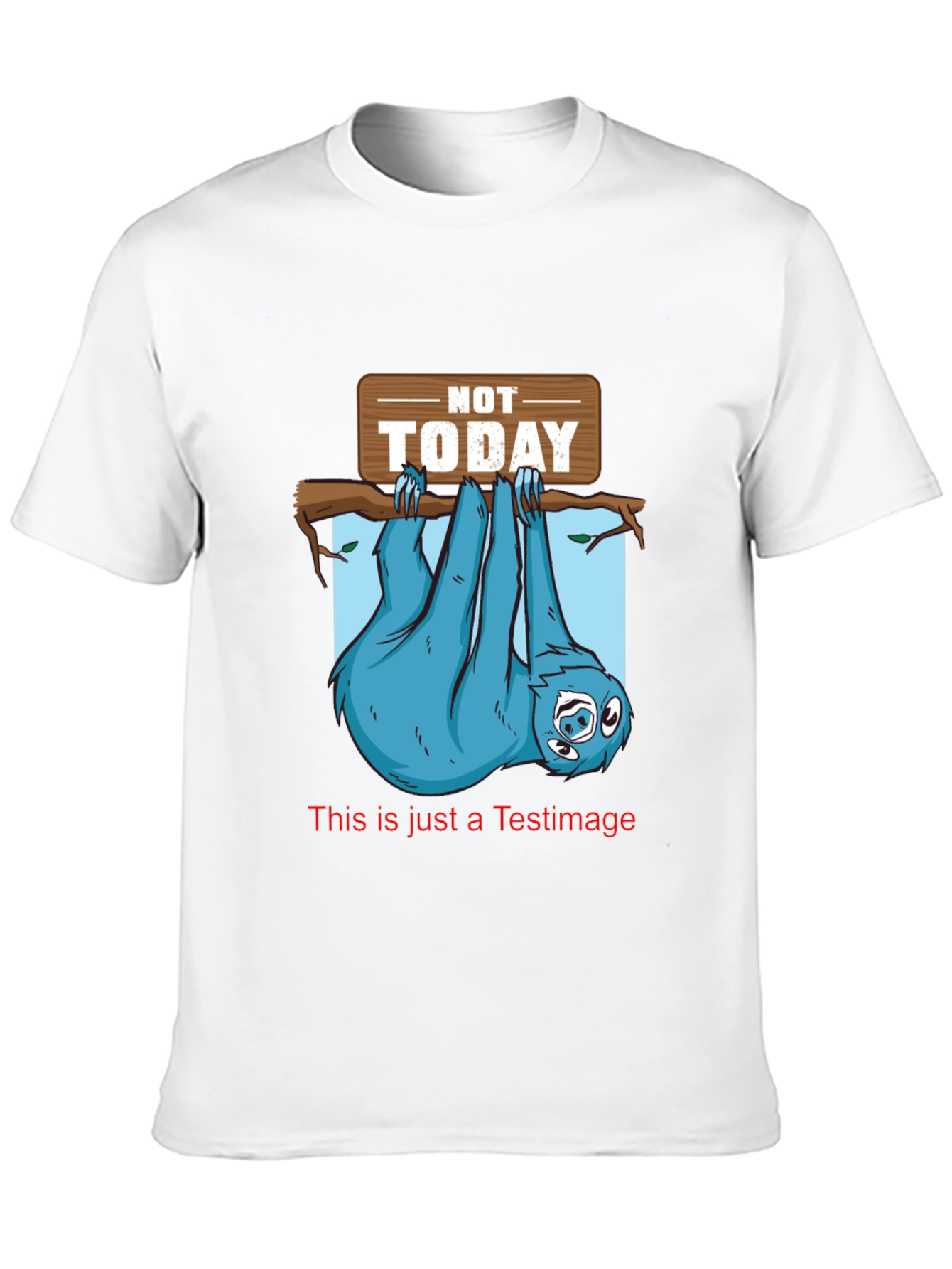 Not Today Sloth Graphic Tee - Relaxed Fit