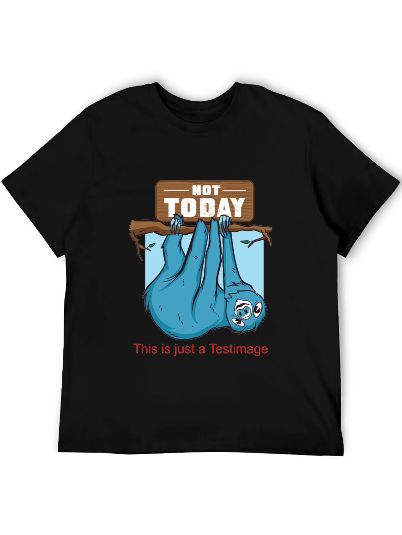 Not Today Sloth Graphic Tee - Relaxed Fit