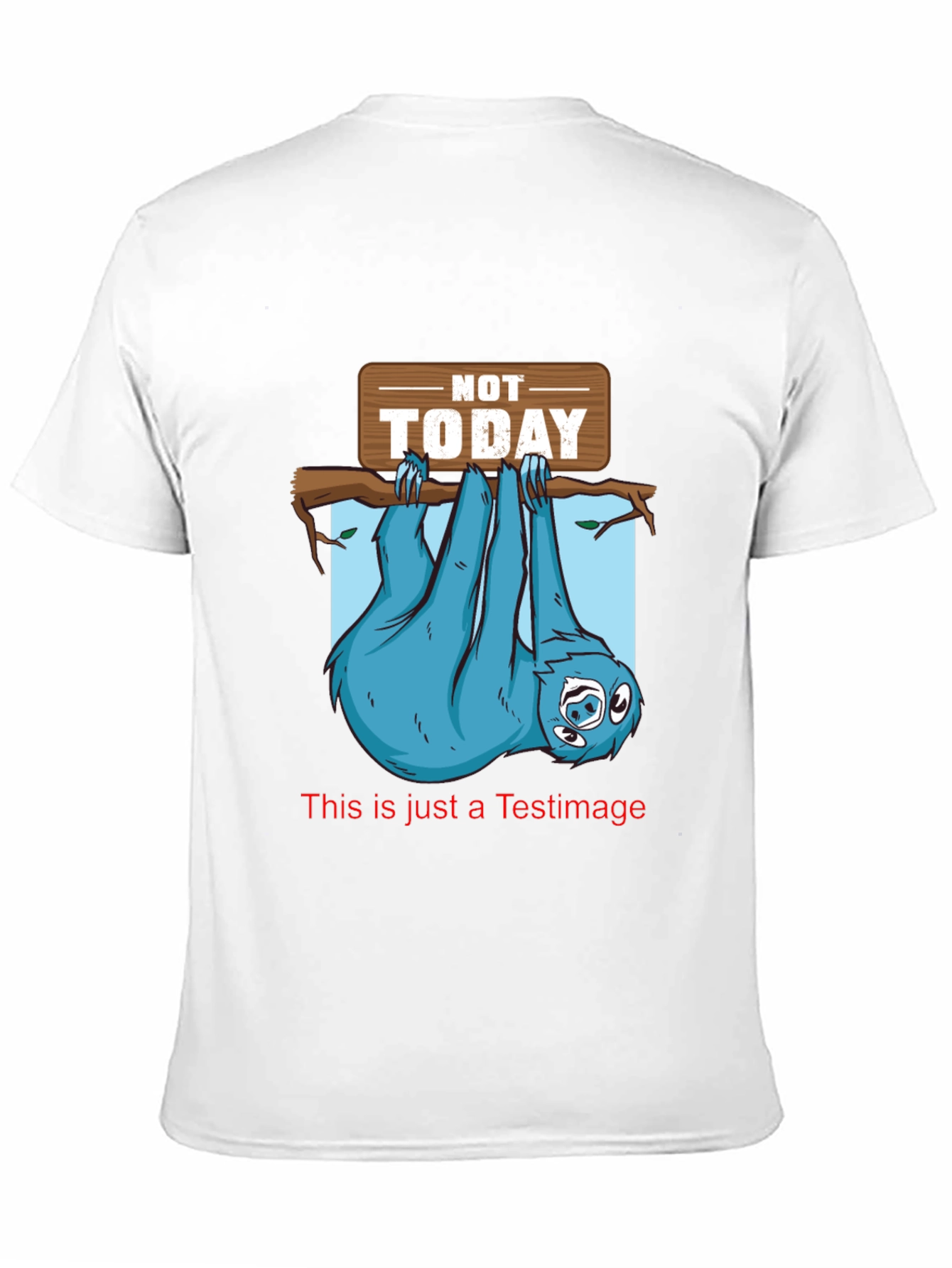 Not Today Sloth Graphic Tee - Relaxed Fit