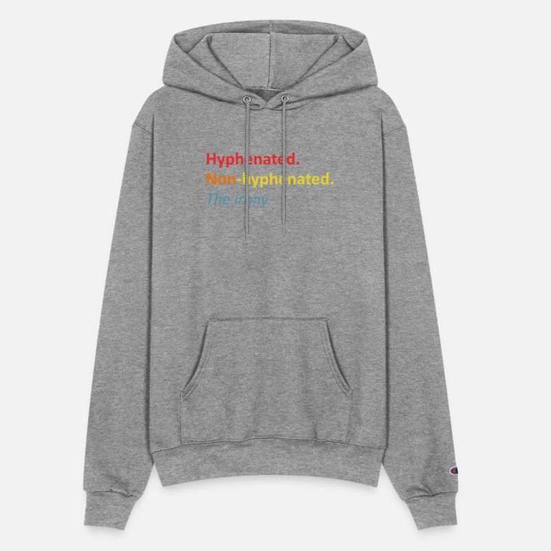 Hyphenated. Non-hyphenated. The irony.