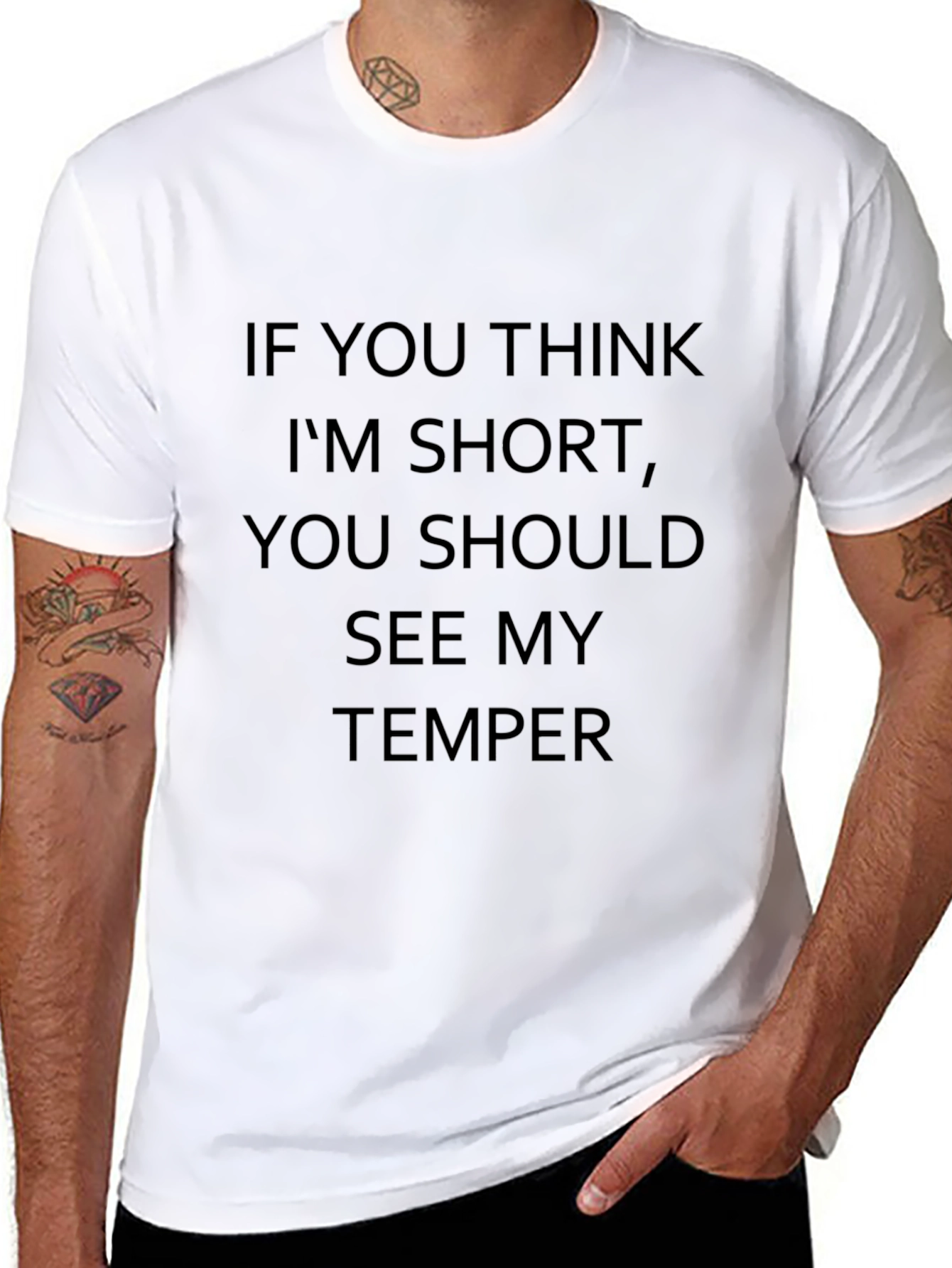 Short Temper T-Shirt - Funny Graphic Tee