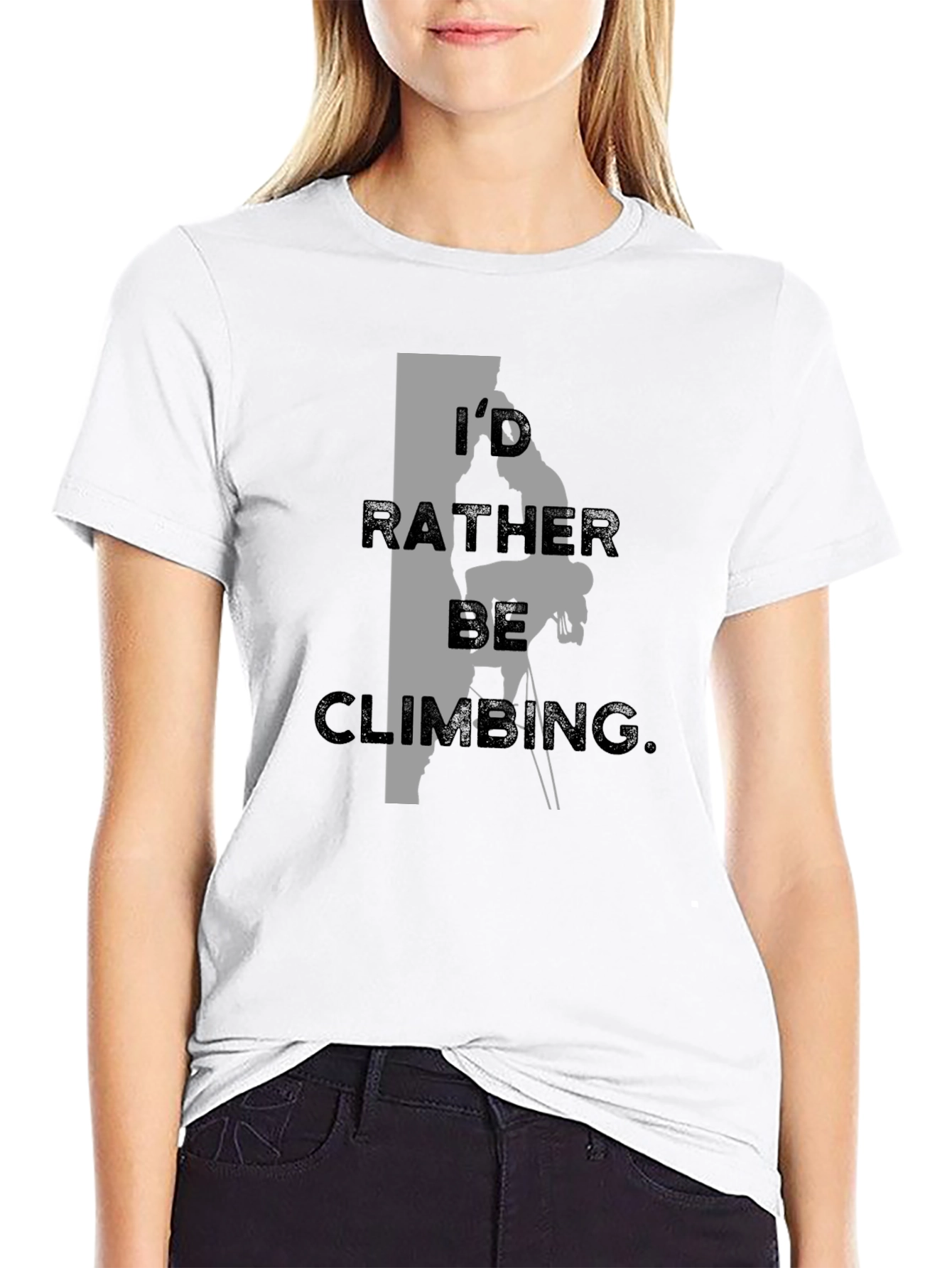 Climbing T-Shirt - Id Rather Be Climbing
