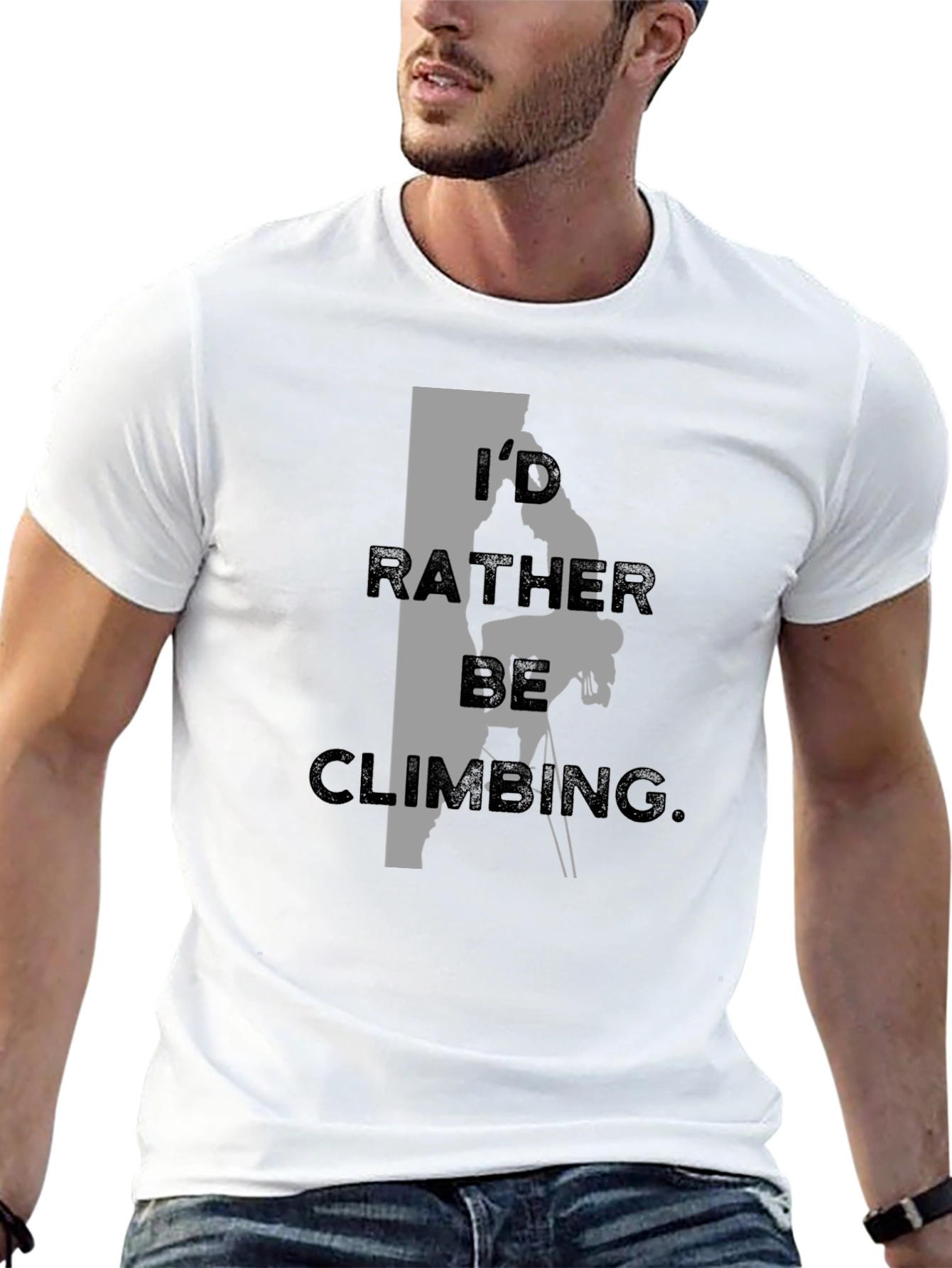 Climbing T-Shirt - Id Rather Be Climbing