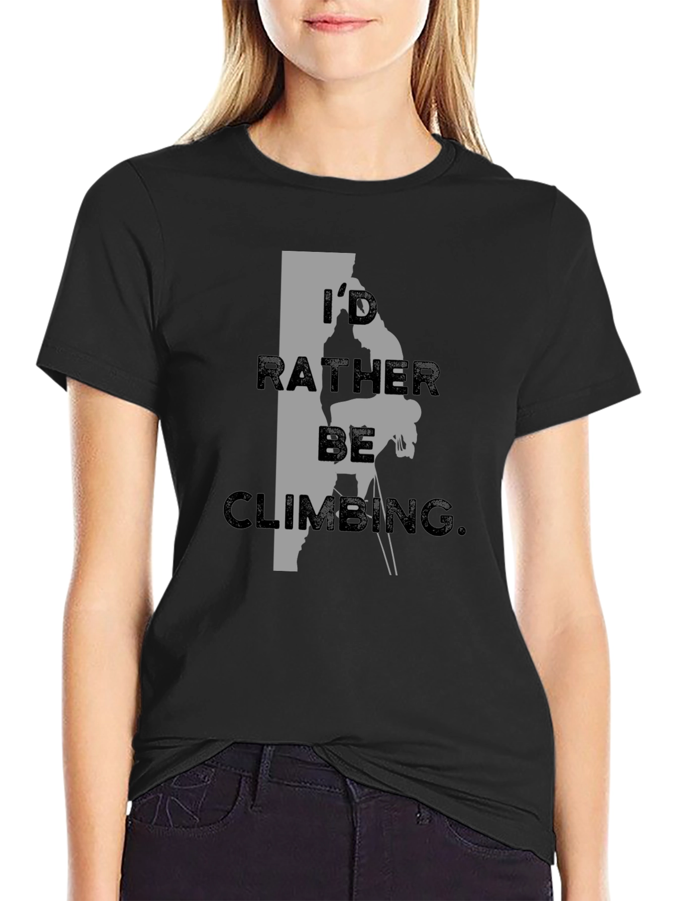 Climbing T-Shirt - Id Rather Be Climbing