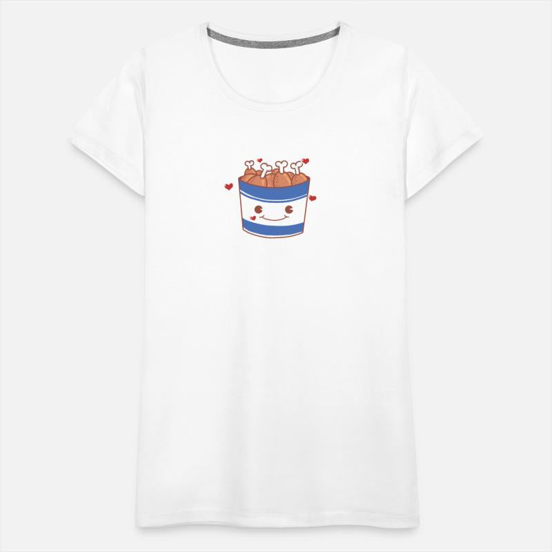 I Love Fried Chicken Crips Drumstick Bucket Funny