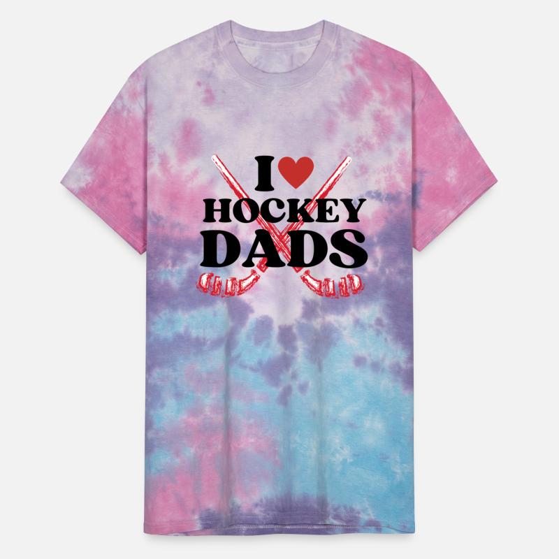 i love hockey dads shirt
