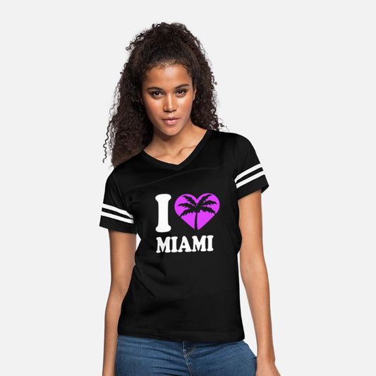 I Love Miami Beach USA Heart Palm America Vacation