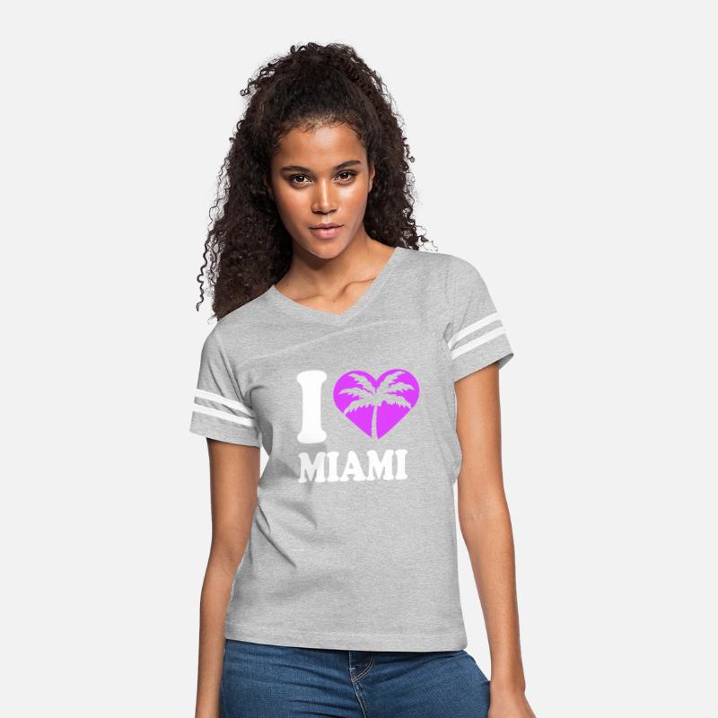 I Love Miami Beach USA Heart Palm America Vacation