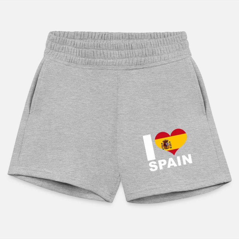 I Love Spain Heart Flag Spain