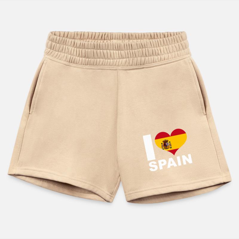 I Love Spain Heart Flag Spain