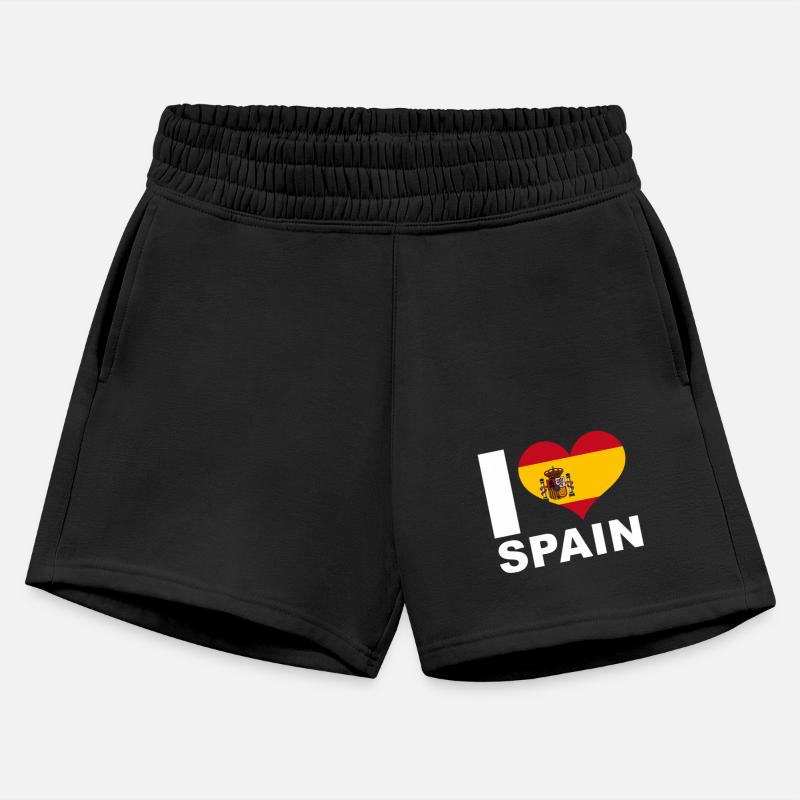I Love Spain Heart Flag Spain