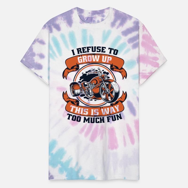 I Refuse To Grow Up Three-Wheeled Motorcycle