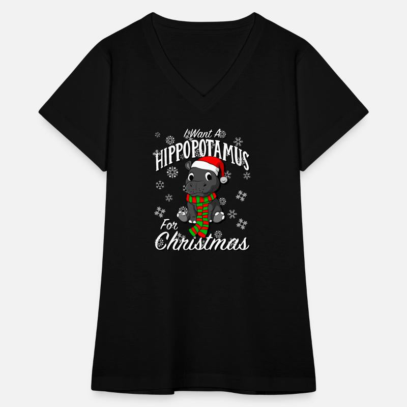 I Want A Hippopotamus For Christmas Xmas Hippo