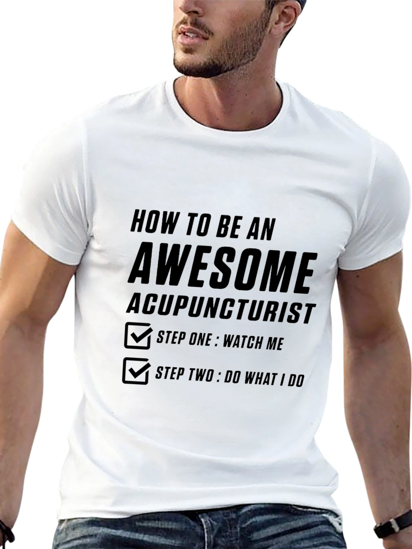 Awesome Acupuncturist Graphic T-Shirt
