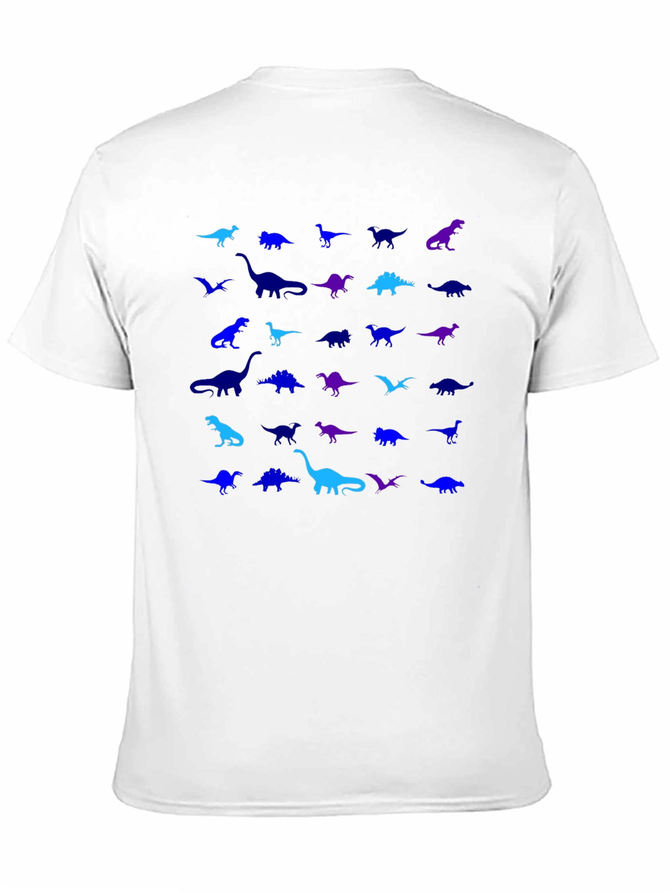 Dinosaur Pattern Graphic Tee Shirt