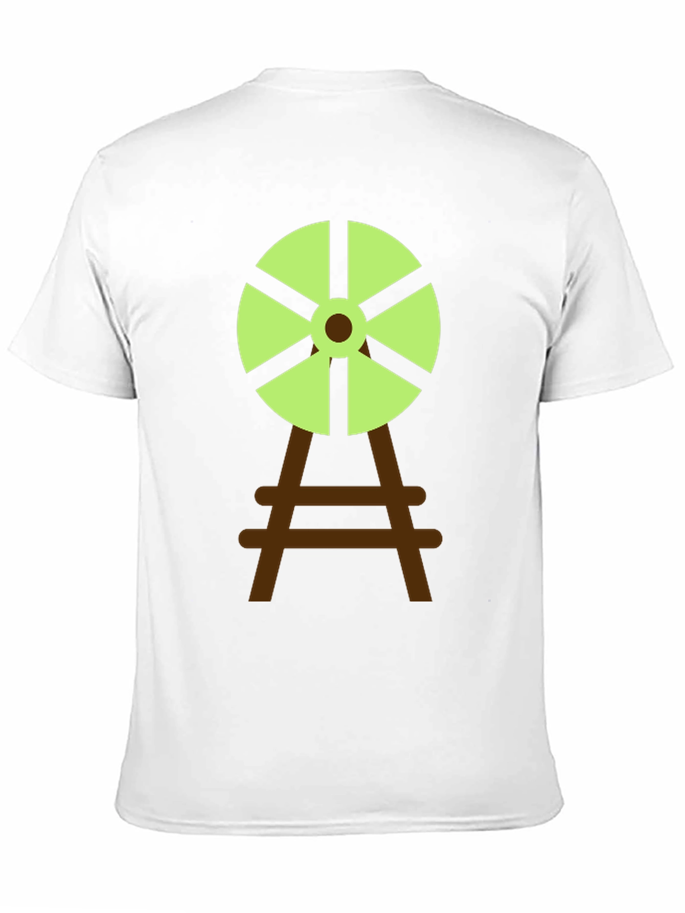 Windmill Graphic Tee - Black Cotton Blend