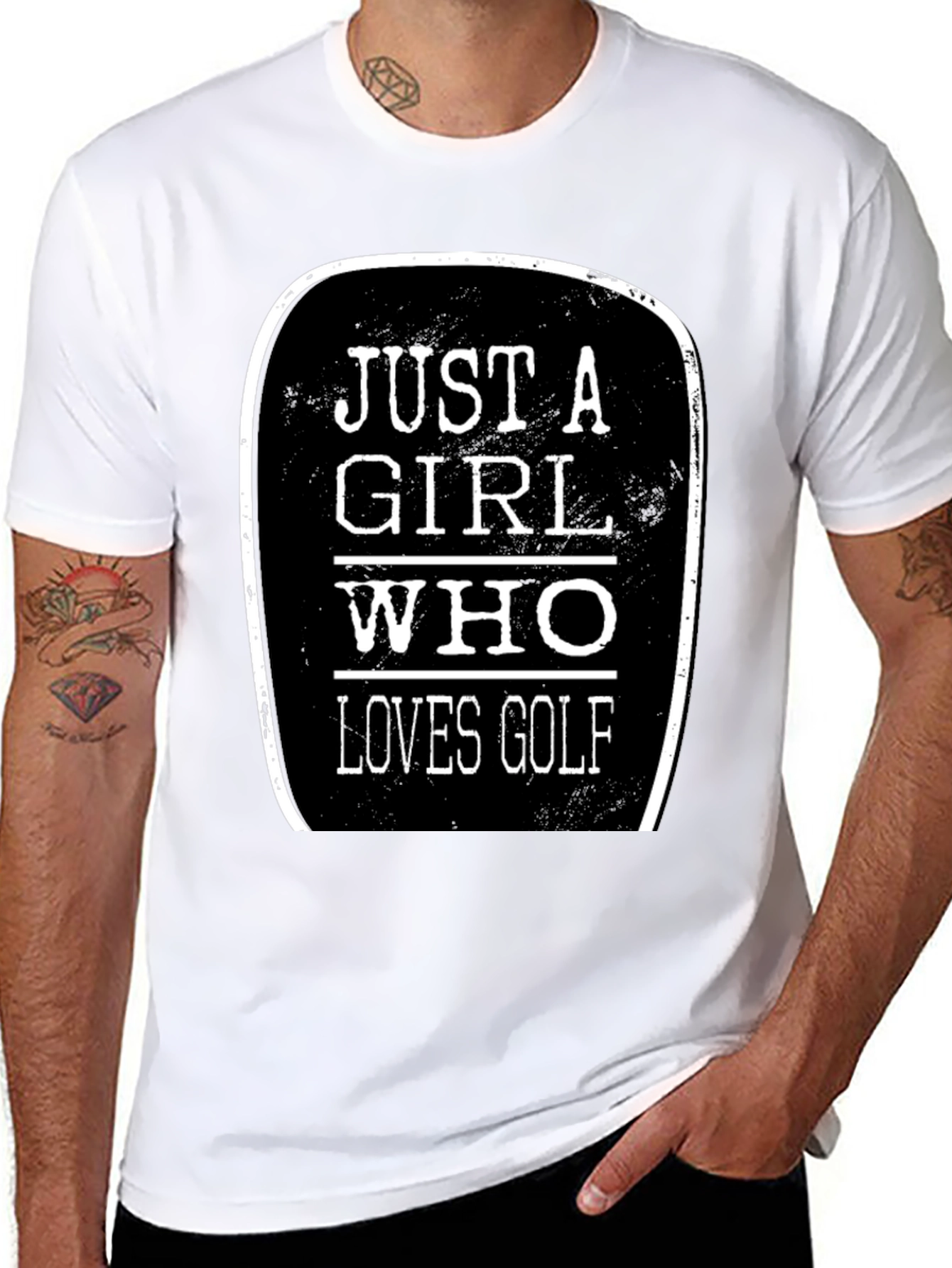 Just a Girl Who Loves Golf T-Shirt