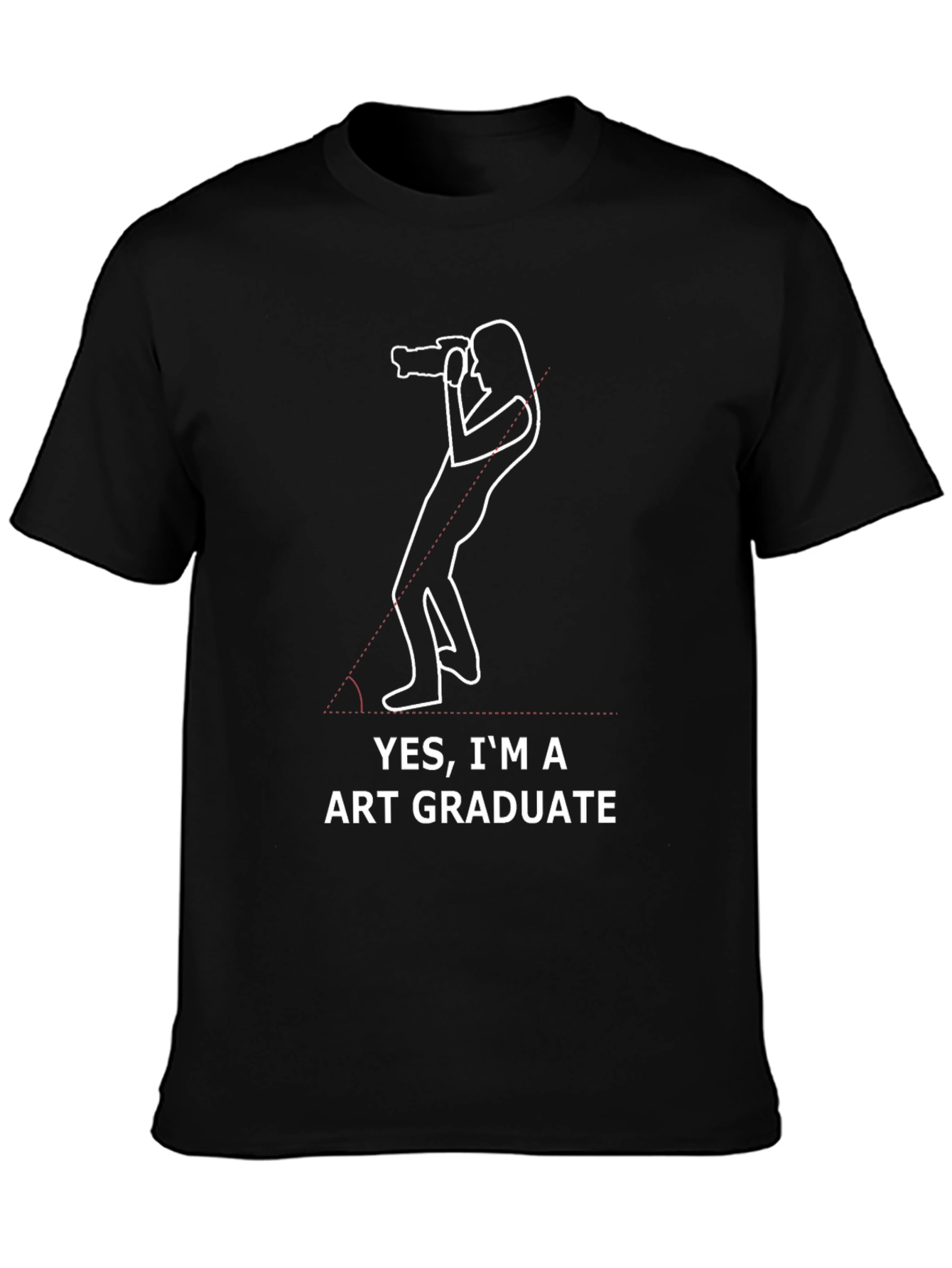 Art Graduate Graphic T-Shirt - Funny Photographer Tee