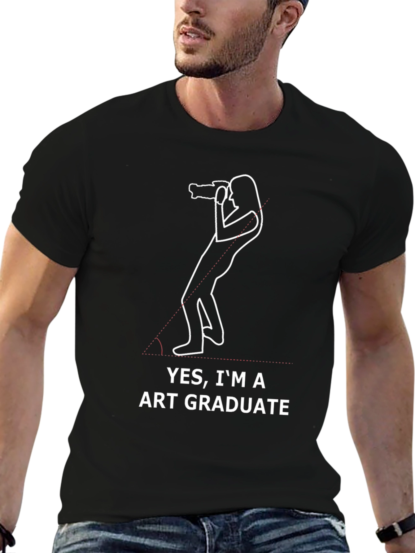 Art Graduate Graphic T-Shirt - Funny Photographer Tee