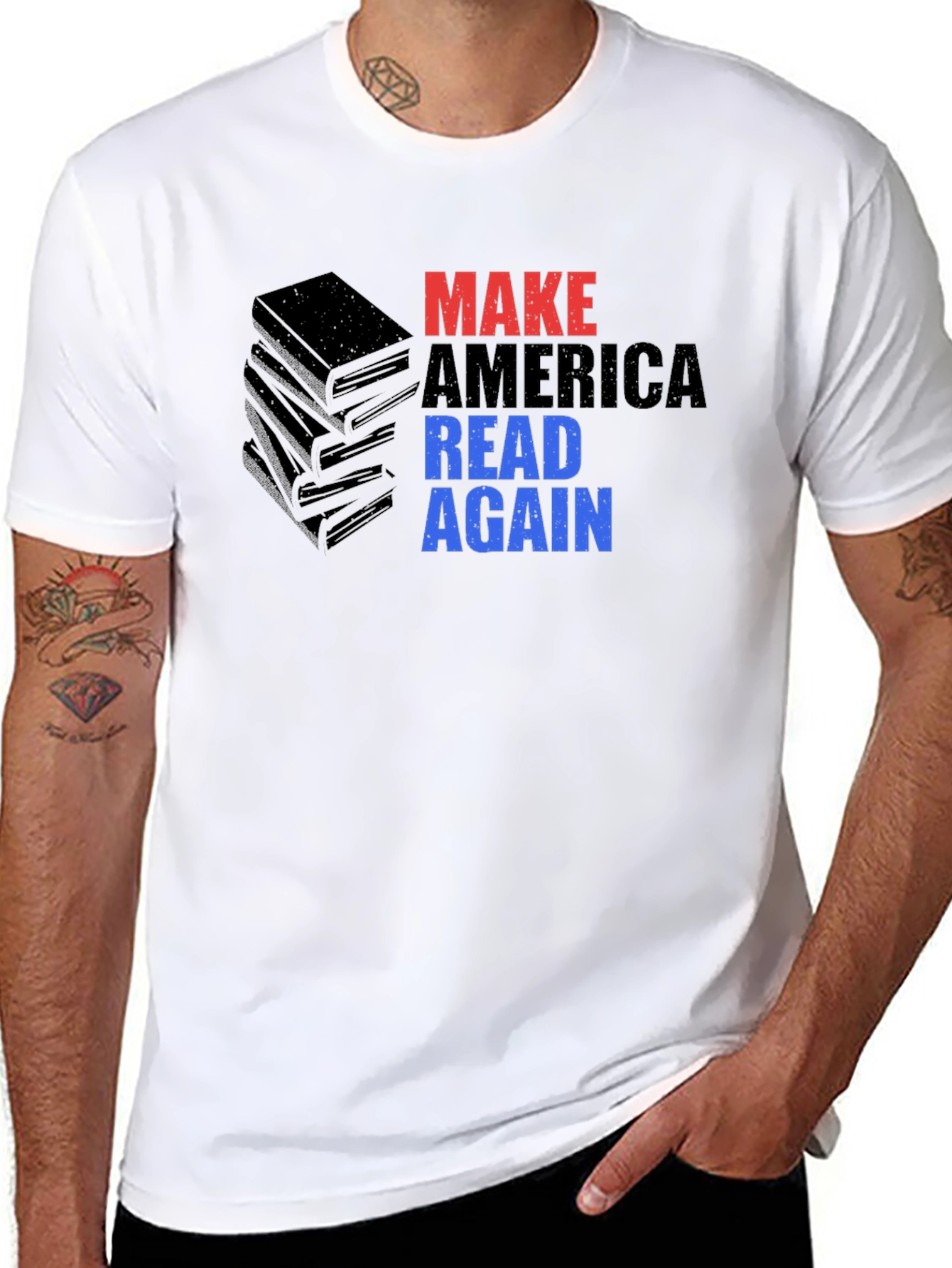 Make America Read Again Graphic Tee