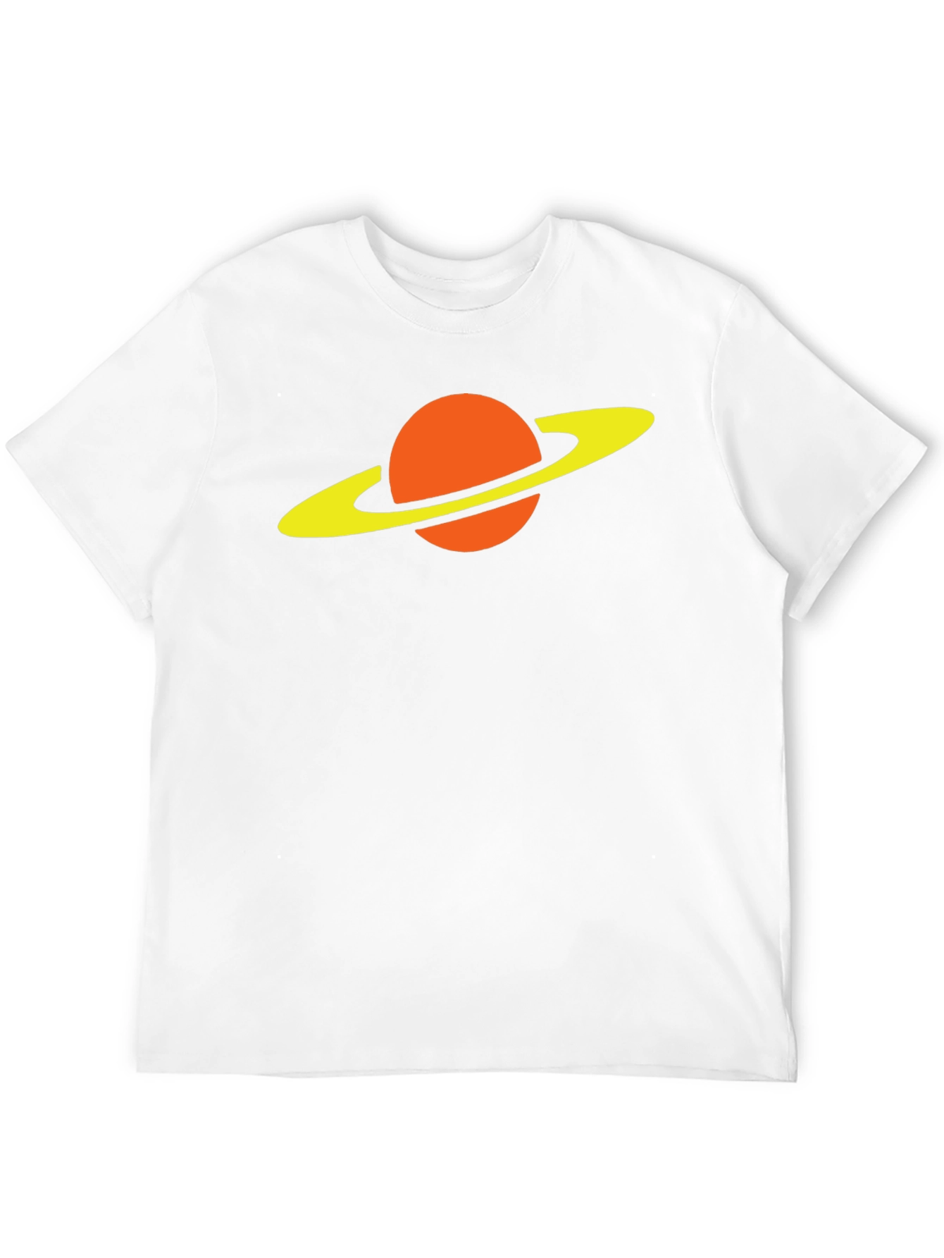 Saturn Graphic Tee - Retro Space Style