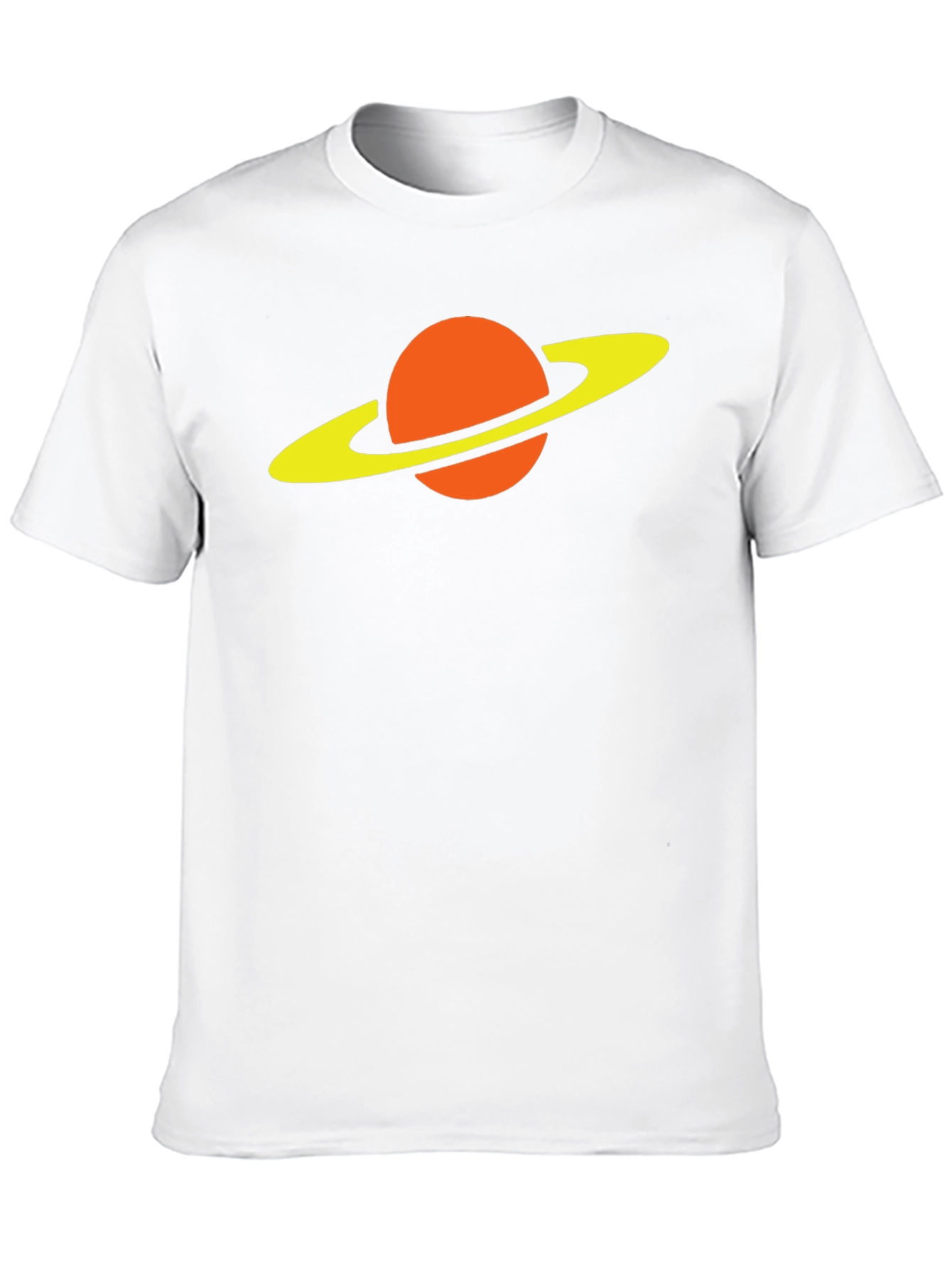 Saturn Graphic Tee - Retro Space Style