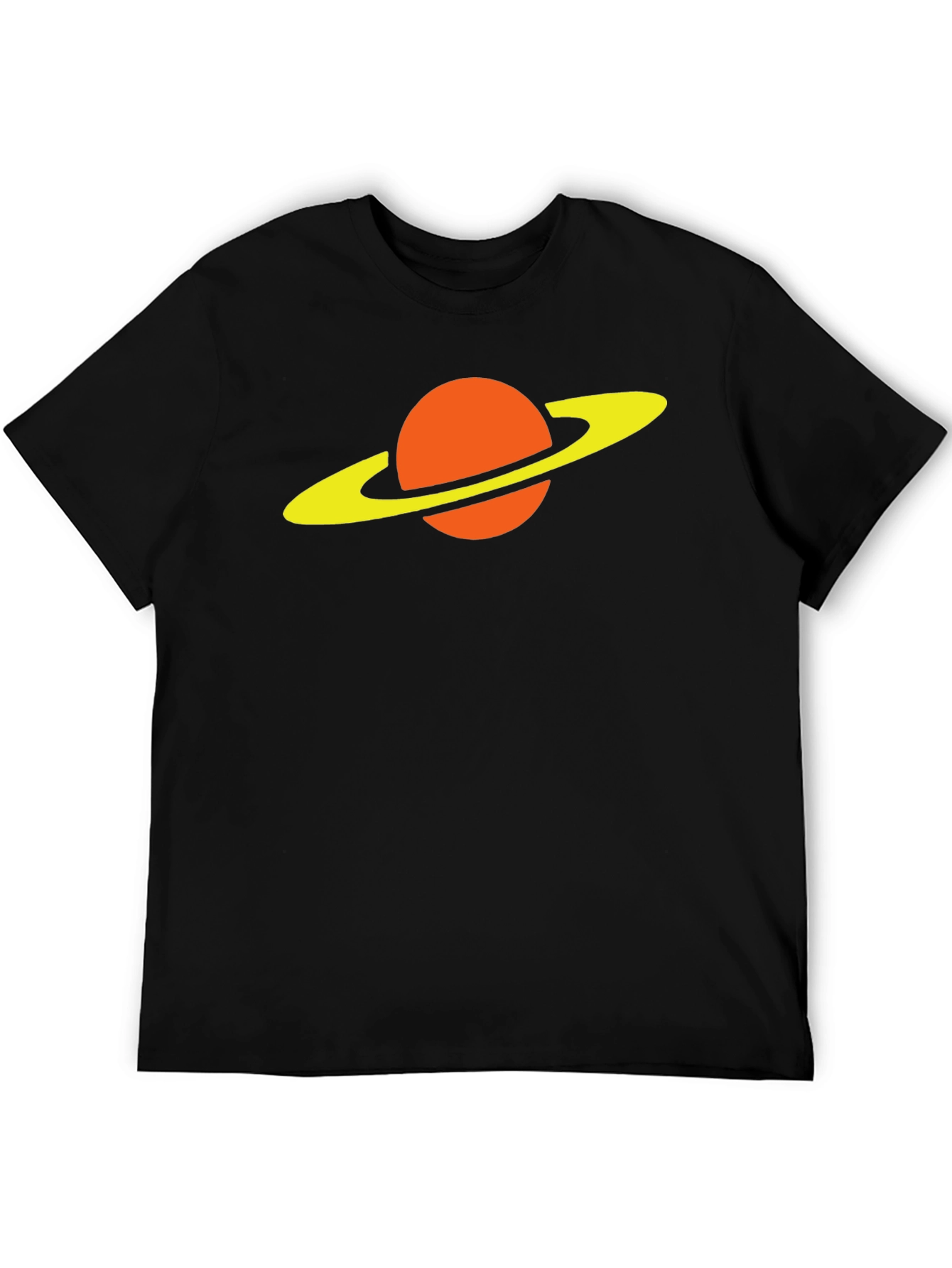 Saturn Graphic Tee - Retro Space Style