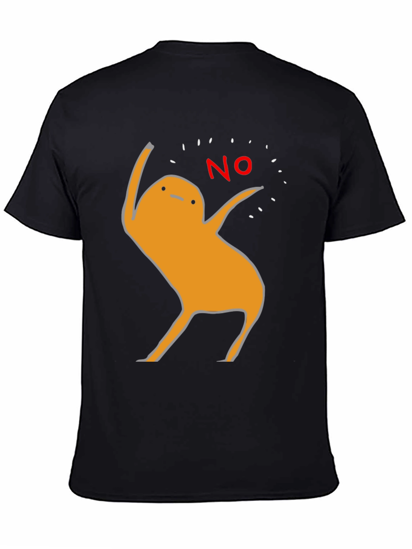 Funny No Potato T-Shirt - Mens Black Graphic Tee