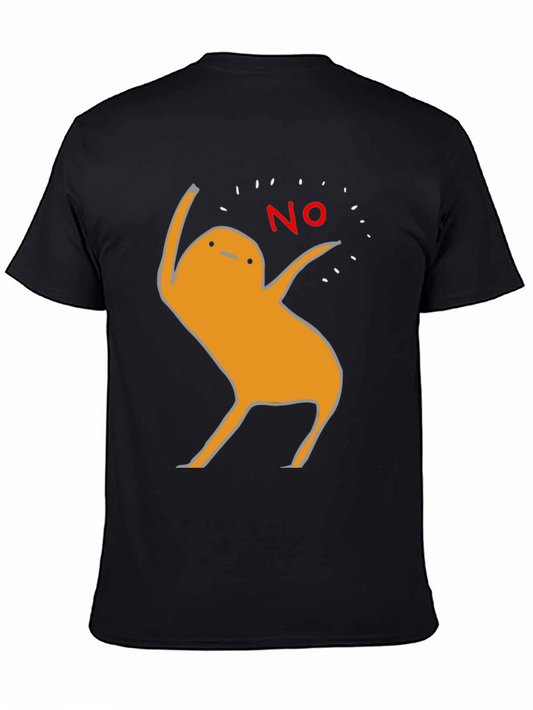Funny No Potato T-Shirt - Mens Black Graphic Tee
