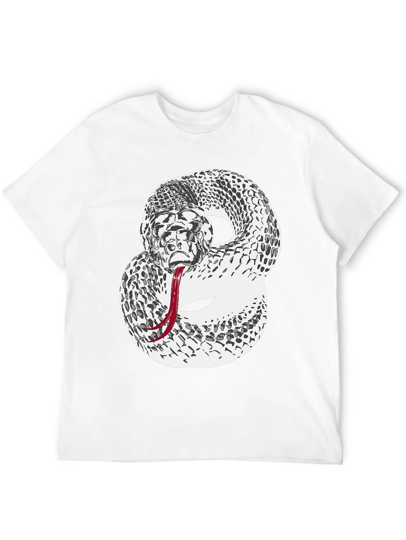 Rattlesnake Graphic Tee - Mens Black T-Shirt