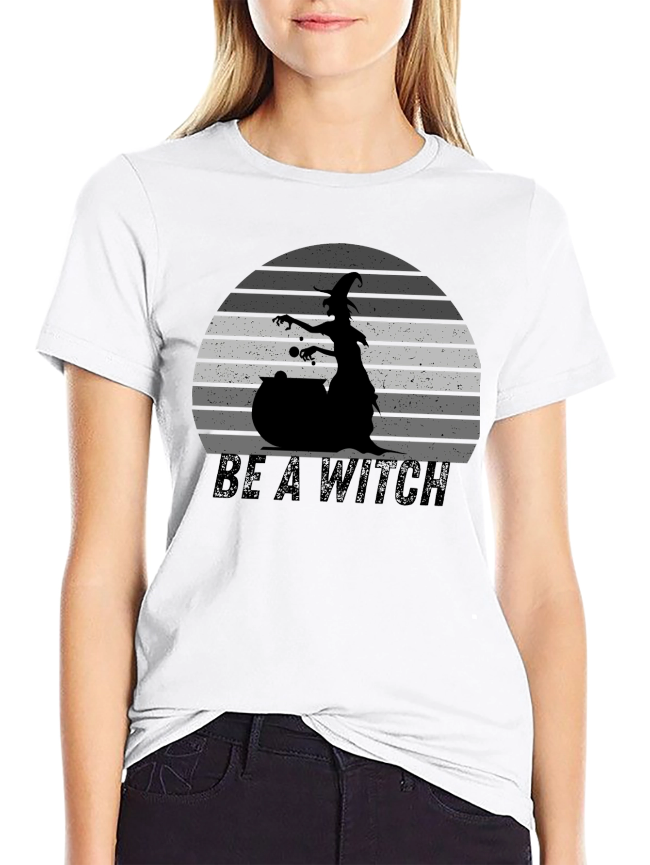 Be A Witch Graphic T-Shirt - Halloween Tee
