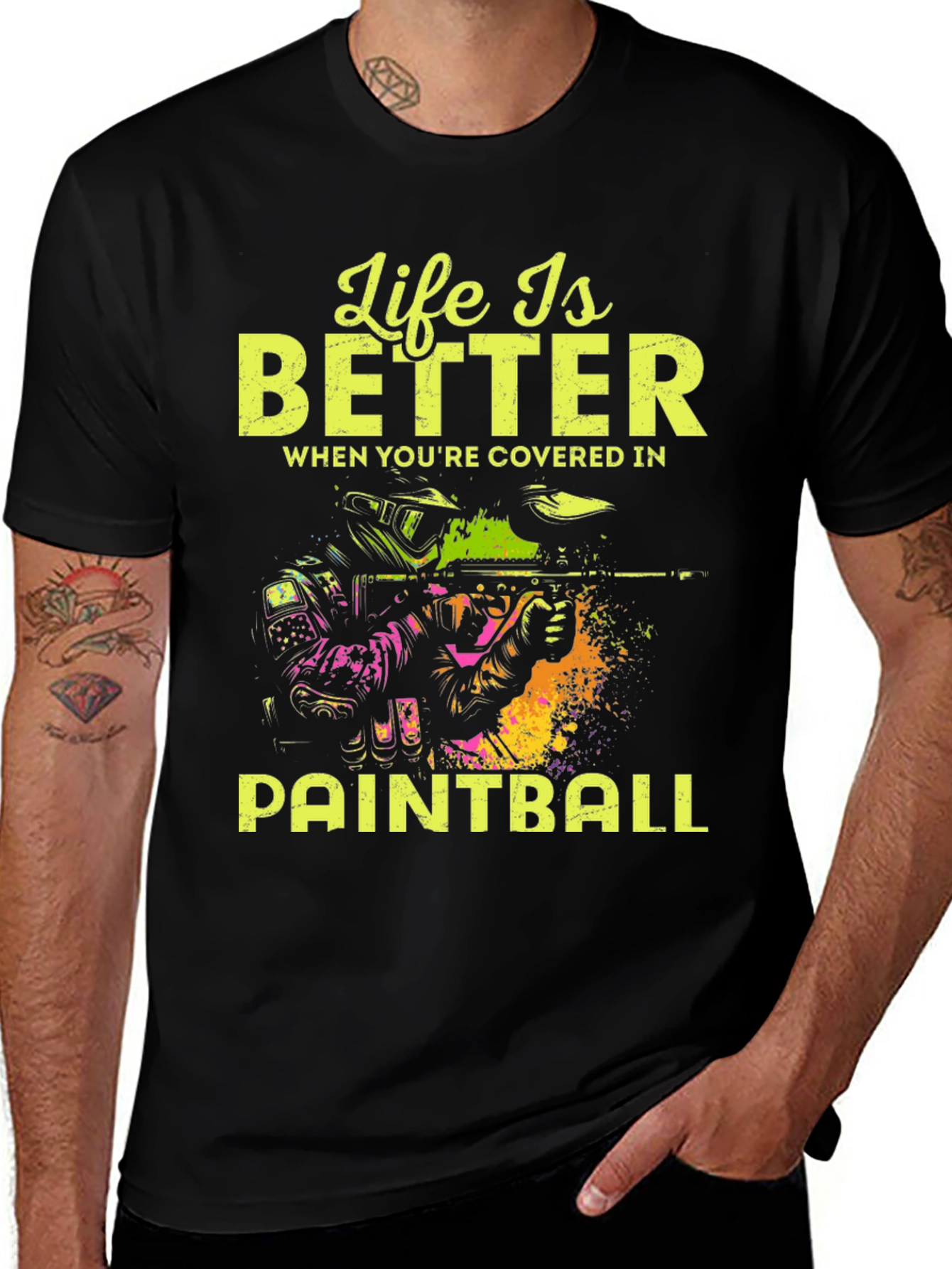 Life is Better Paintball T-Shirt