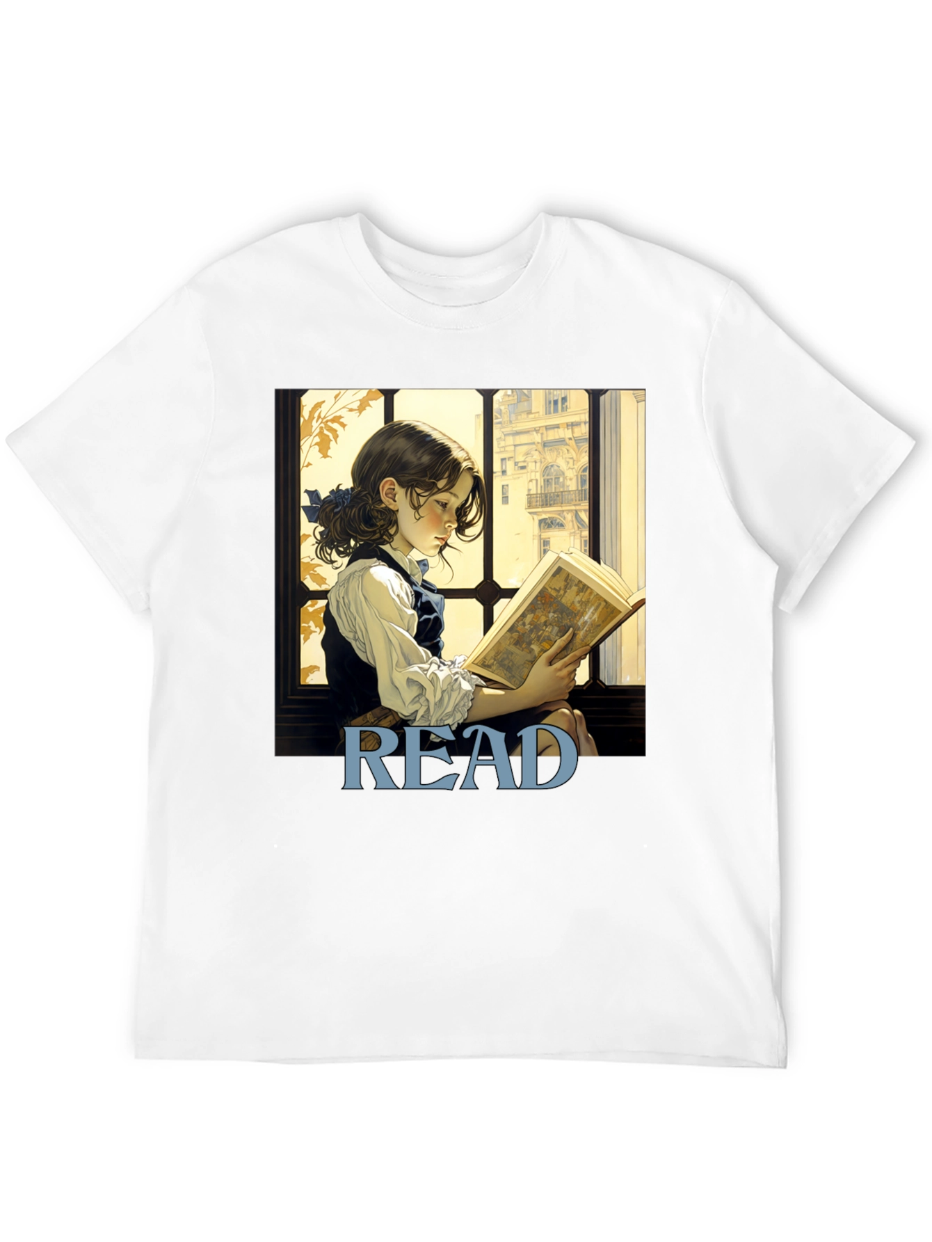 Read Bookworm T-Shirt: Artistic Literary Tee